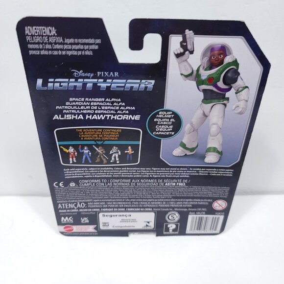 Disney Pixar Lightyear Alisha Hawthorne Action Figure Posable Space Suit NEW - Picture 3 of 4